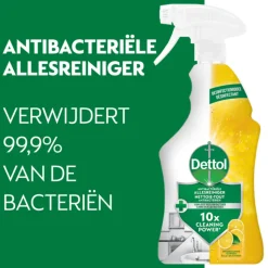 Dettol Antibacteriële Allesreiniger Spray Sprankelende Citroen 750 ml