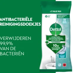 Dettol Antibacteriële Reinigingsdoekjes Oceaanfris 72 stuks