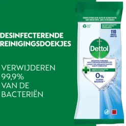 Dettol Desinfecterende Reinigingsdoekjes Cleanser 110 stuks