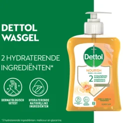 Dettol Handzeep Extra Care Honing & Galamboter 250 ml