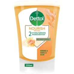 Dettol No-Touch Handzeep Refill Extra Care Honey & Sheabutter 250 ml