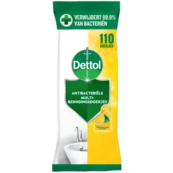 Dettol Reinigingsdoekjes Power & Fresh Citrus 110 stuks