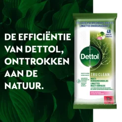 Dettol Reinigingsdoekjes Tru Clean Appleblossom 48 stuks