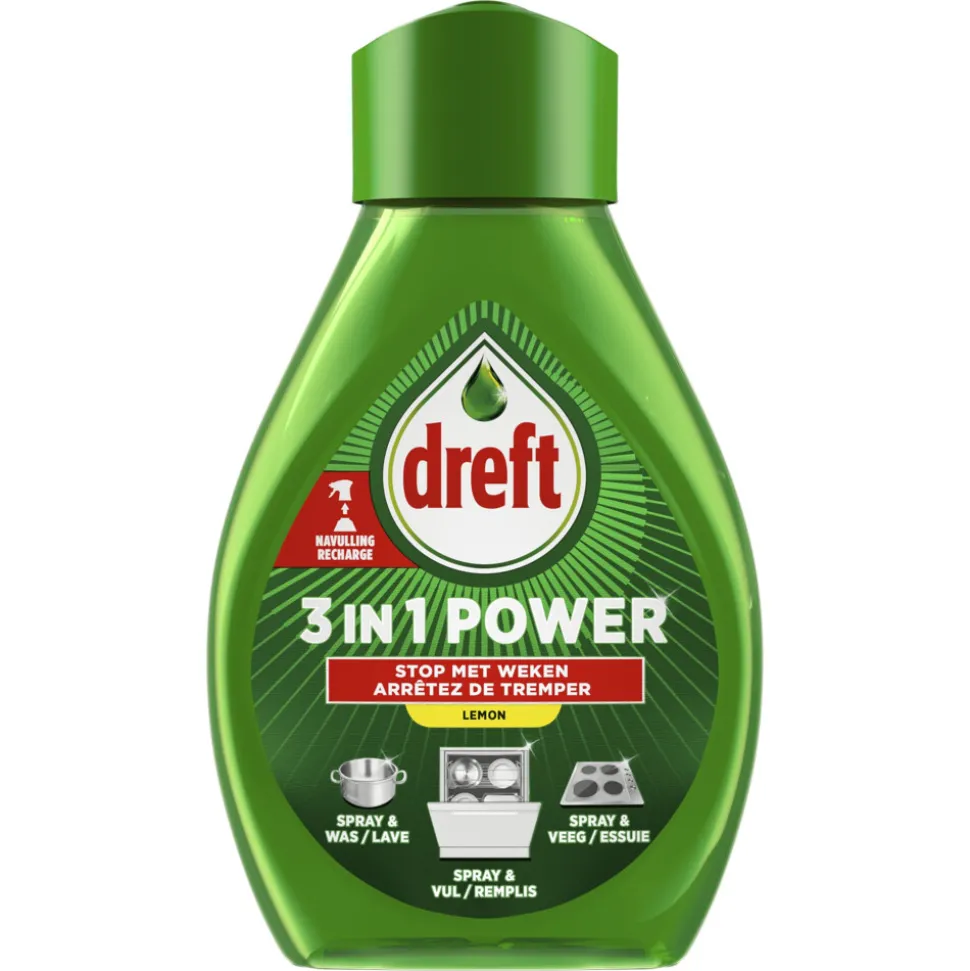Dreft 3in1 Power Lemon Spray Navulling 500 ml