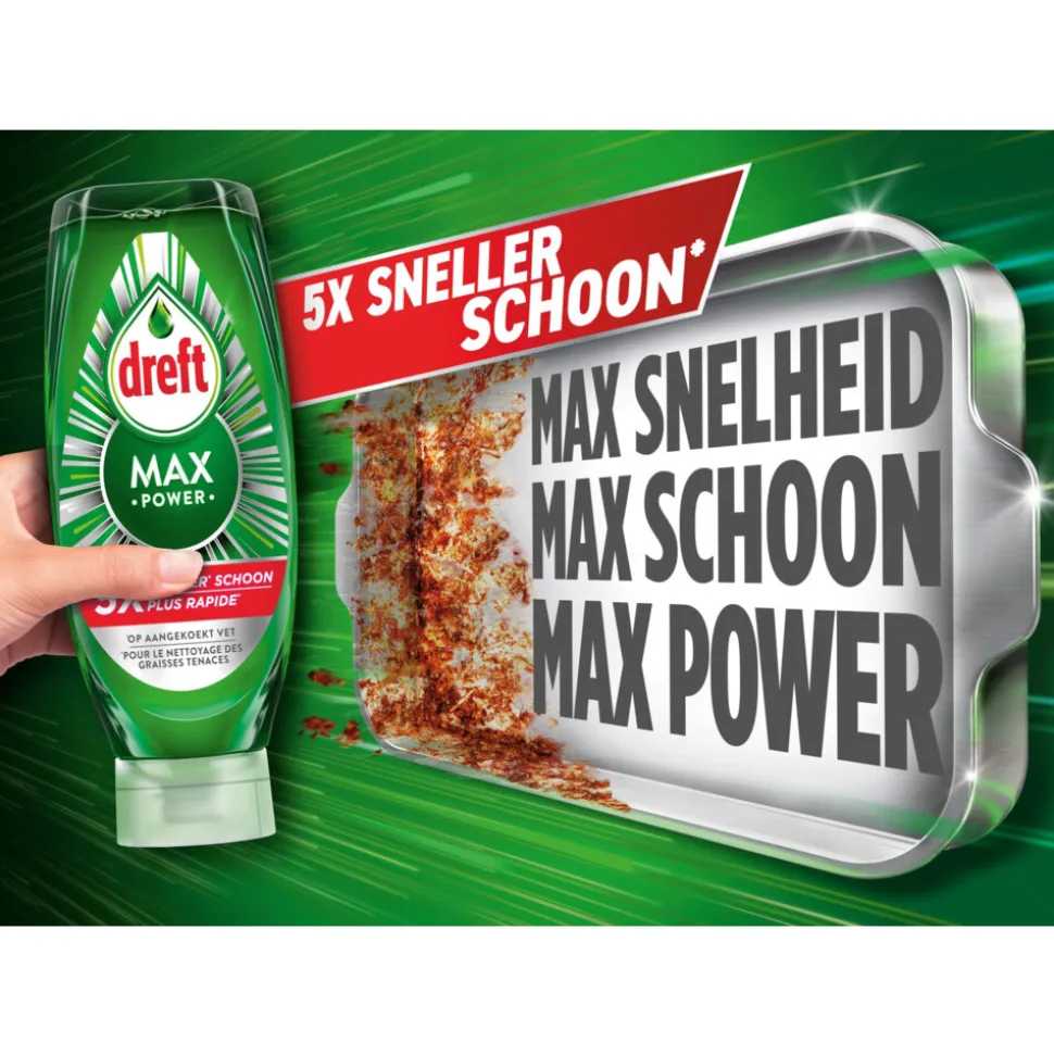 Dreft Max Power Afwasmiddel Original 730 ml