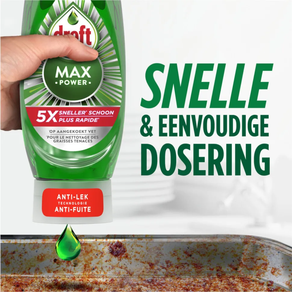 Dreft Max Power Afwasmiddel Original 730 ml