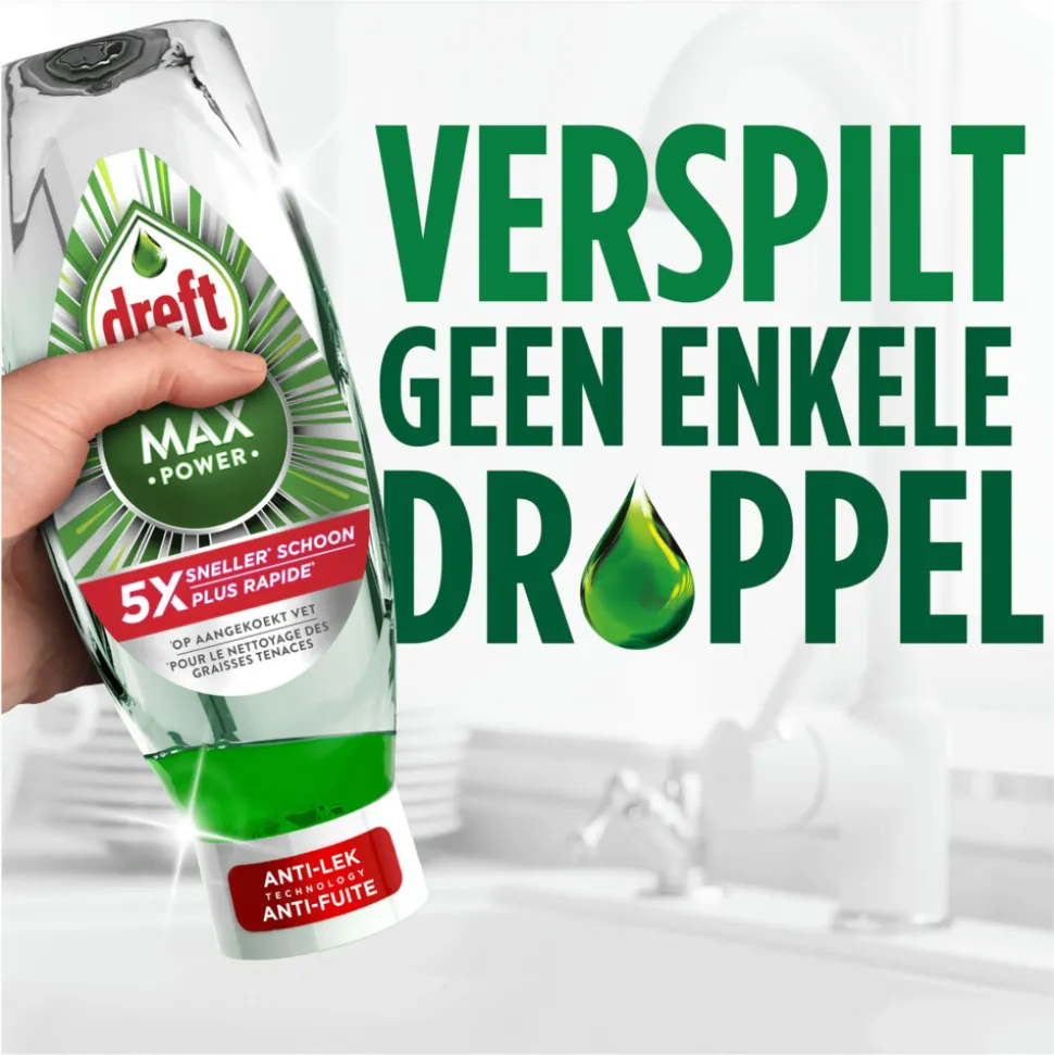 Dreft Max Power Afwasmiddel Original 730 ml