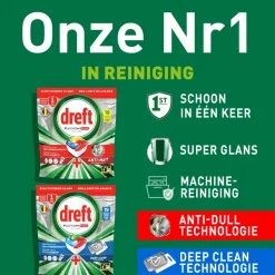 Dreft Vaatwastabletten Platinum Plus All In One 59 stuks