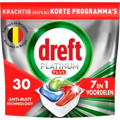 Dreft Vaatwastabletten Platinum Plus All In One 150 stuks