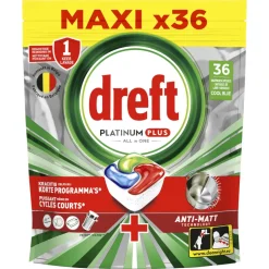 Dreft Vaatwastabletten Platinum Plus All In One 36 stuks