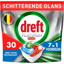 Dreft Vaatwastabletten Platinum Plus All In One Deep Clean 150 stuks