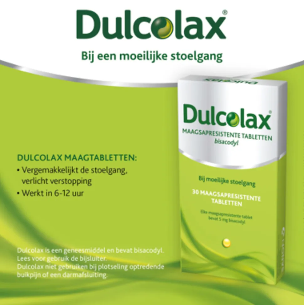 Dulcolax Bisacodyl 5 mg 30 tabletten