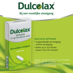 Dulcolax Moeilijke stoelgang 10 mg 6 stuks