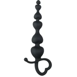 Easytoys Anaal Kralen met Hartje Zwart