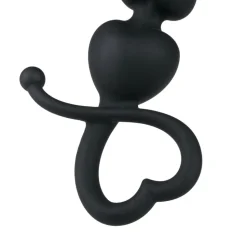 Easytoys Anaal Kralen met Hartje Zwart