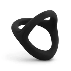 Easytoys Flexibele Multifunctionele Cockring Zwart