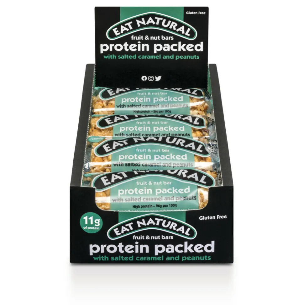 Eat natural Fruit & Noten Bar Salted Caramel & Peanuts 12 x 45 gr