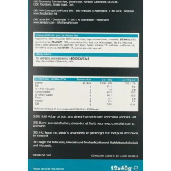 Eat natural Noten Bar Pure Chocolade & Zeezout 12 x 45 gr