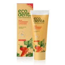 Ecodenta Tandpasta Kids Wilde Aardbei met Wortel & Kalident 75 ml