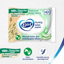 Edet Aloe Vera Vochtig Toiletpapier 42 stuks