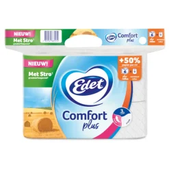 Edet Comfort Plus Toiletpapier 3 Laags 6 stuks