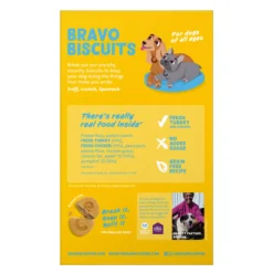 Edgard & Cooper Adult Biscuit Kalkoen & Kip 400 gr