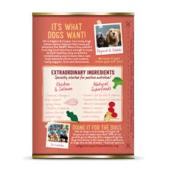 Edgard & Cooper Blik Vers Vlees Senior Hondenvoer Kip - Zalm 400 gr