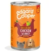 Edgard & Cooper Blik Vers Vlees Hondenvoer Kip - Kalkoen 400 gr