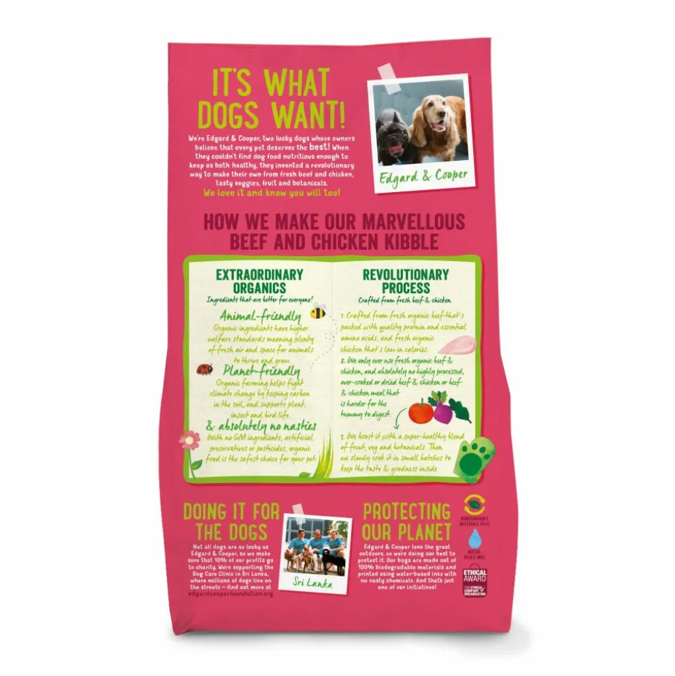 Edgard & Cooper Hondenvoer Bio Rund - Bio Kip 700 gr