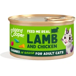 Edgard & Cooper Kattenvoer Chunks Lam - Kip 85 gr