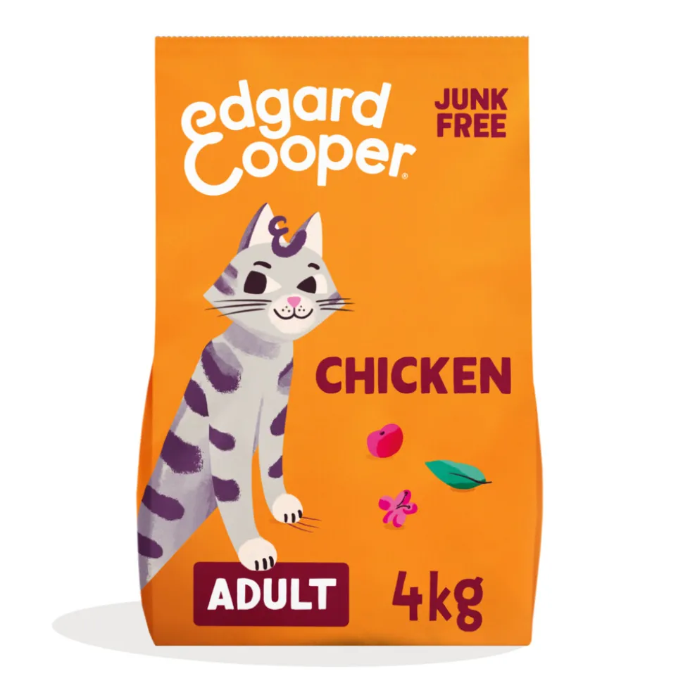 Edgard & Cooper Kattenvoer Adult Kip 4 kg