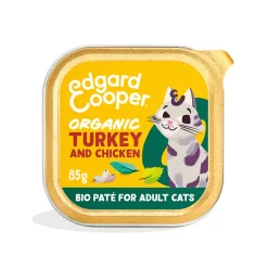 Edgard & Cooper Kattenvoer Adult Pate Biologische Kalkoen 85 gr