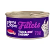 Edgard & Cooper Kattenvoer Fillets Tonijn - Garnaal 70 gr