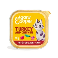 Edgard & Cooper Kattenvoer Adult Pate Kalkoen - Kip 85 gr