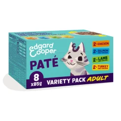 Edgard & Cooper Kattenvoer Adult Multipack Pate 8 x 85 gr