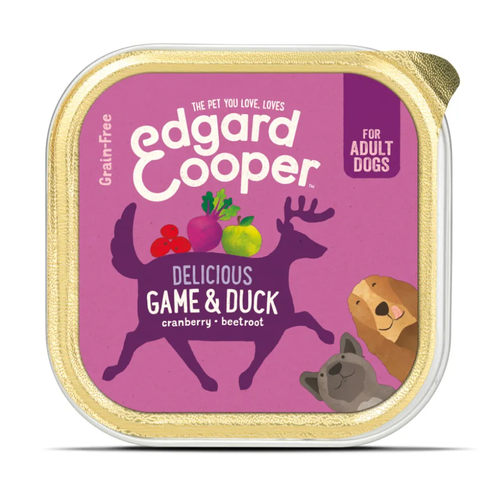 Edgard & Cooper Kuipje Vers Vlees Hondenvoer Wild - Eend 300 gr