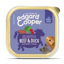 Edgard & Cooper Kuipje Vers Vlees Hondenvoer Rund - Eend 150 gr