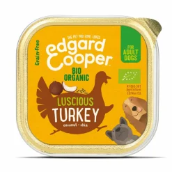 Edgard & Cooper Kuipje Vers Vlees Hondenvoer Bio Kalkoen 100 gr