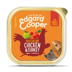 Edgard & Cooper Kuipje Vers Vlees Hondenvoer Kip - Kalkoen 150 gr