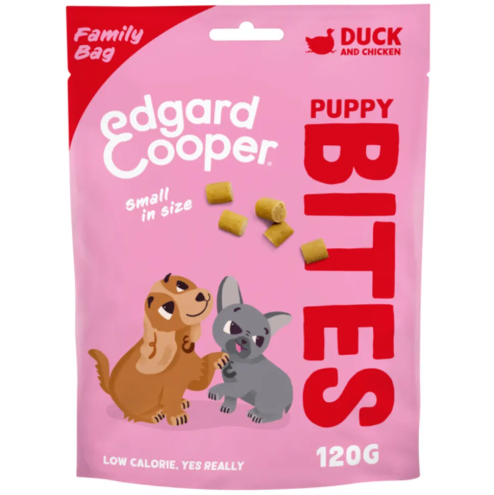 Edgard & Cooper Puppy Bite S Eend & Kip 120 gr