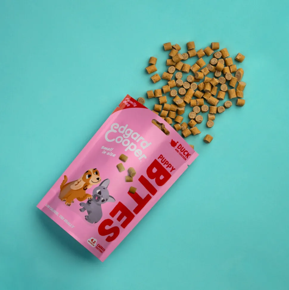 Edgard & Cooper Puppy Bite S Eend & Kip 120 gr