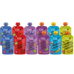 Ella's kitchen 4+ m 12 Stuks Knijpzakjes Pakket