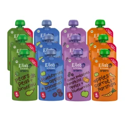 Ella's kitchen 12 stuks Knijpzakjes Mix Pakket