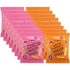 Ella's kitchen 16 stuks Maize Puffs Pakket