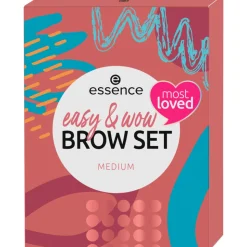 essence Easy & WOW Brow Set Medium 3 stuks