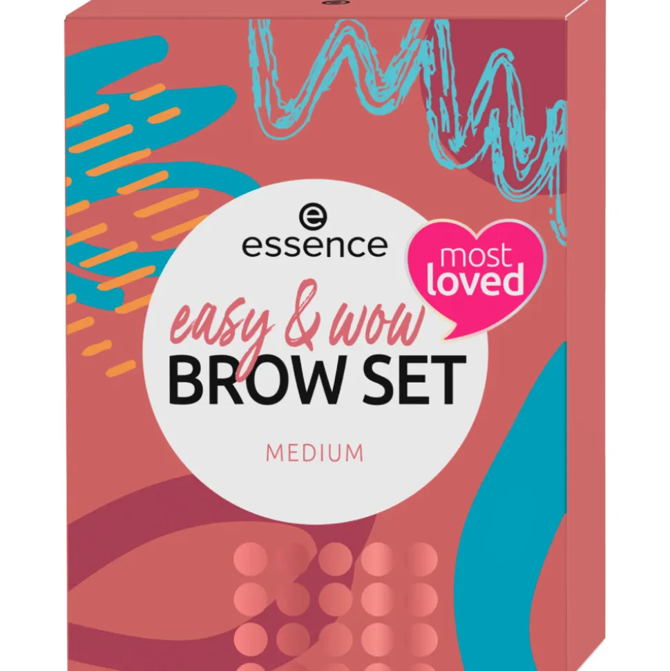 essence Easy & WOW Brow Set Medium 3 stuks