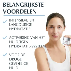 Eucerin AQUAporin Active Hydraterende Crème Rijke Textuur 50 ml
