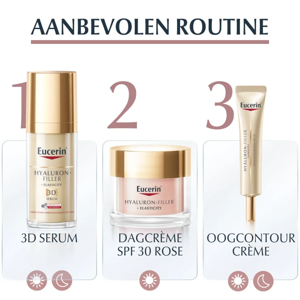 Eucerin Hyaluron-Filler + Elasticit Dagcrème Rose SPF30 50 ml