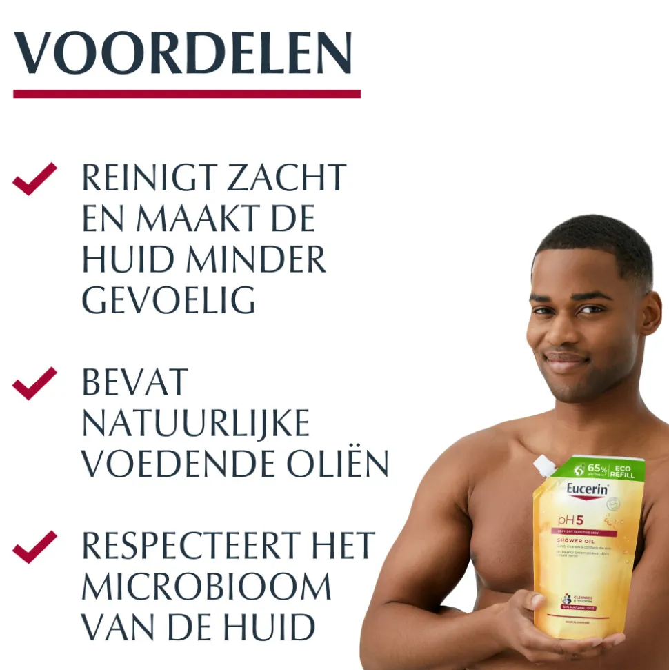 Eucerin pH5 Doucheolie Navulverpakking 400 ml