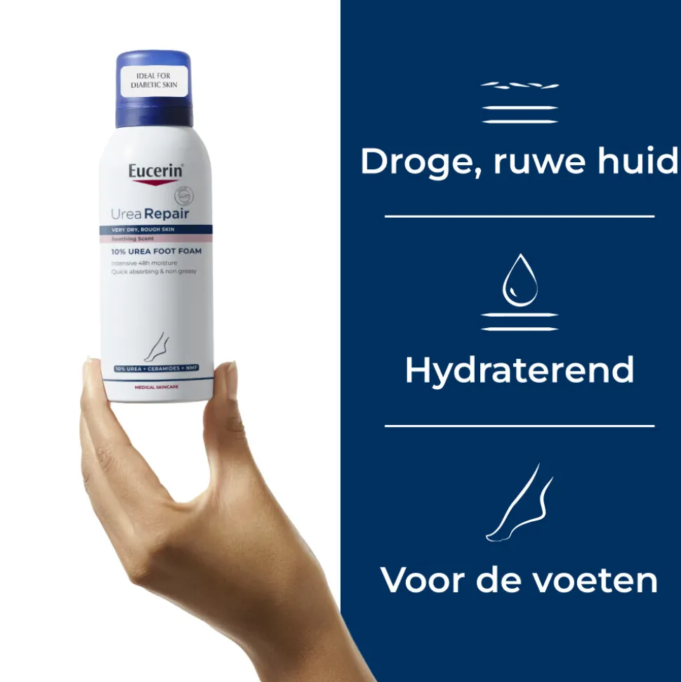 Eucerin UreaRepair Voetschuim 10% Urea 150 ml